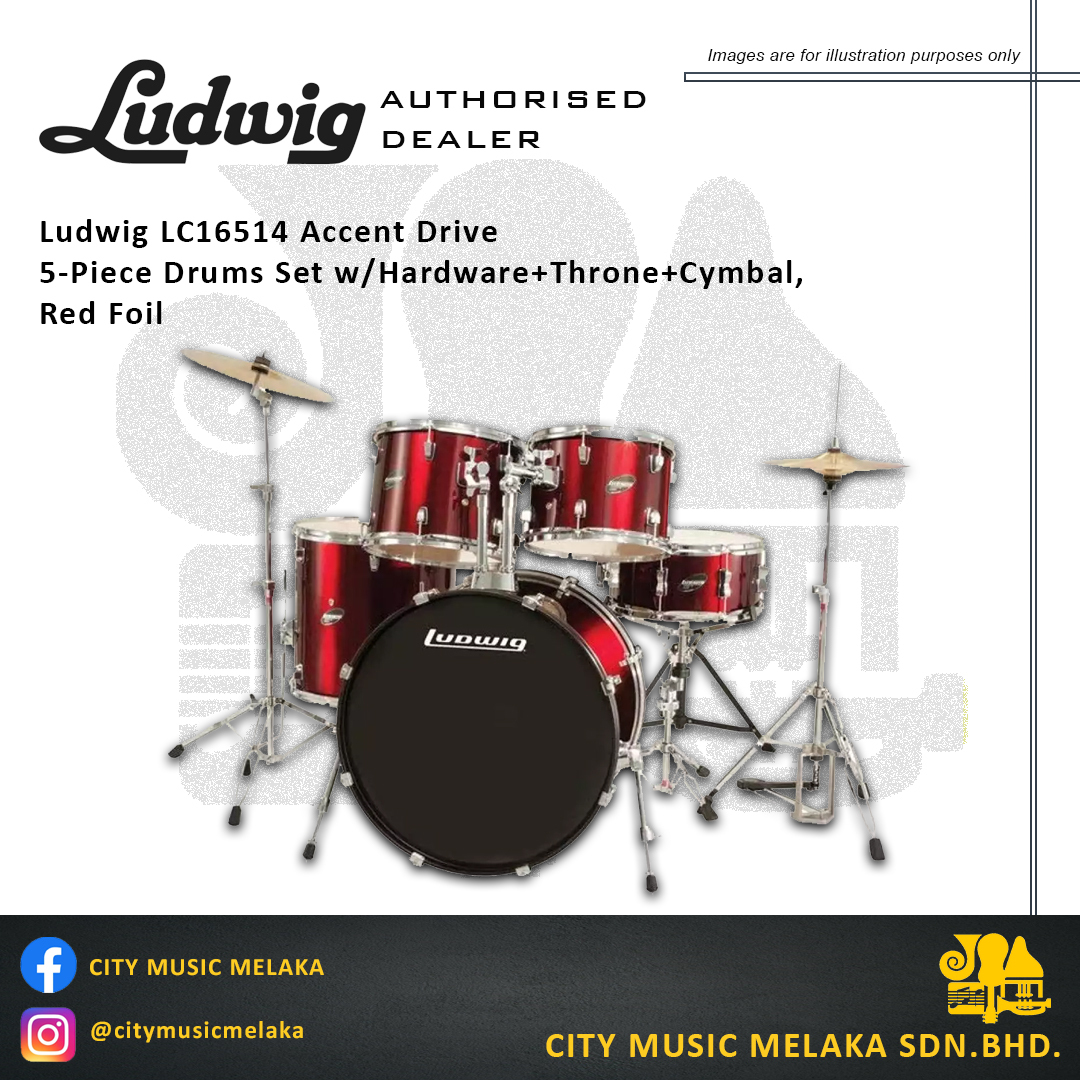 Ludwig LC16514 Accent Red Foil - 2.jpg