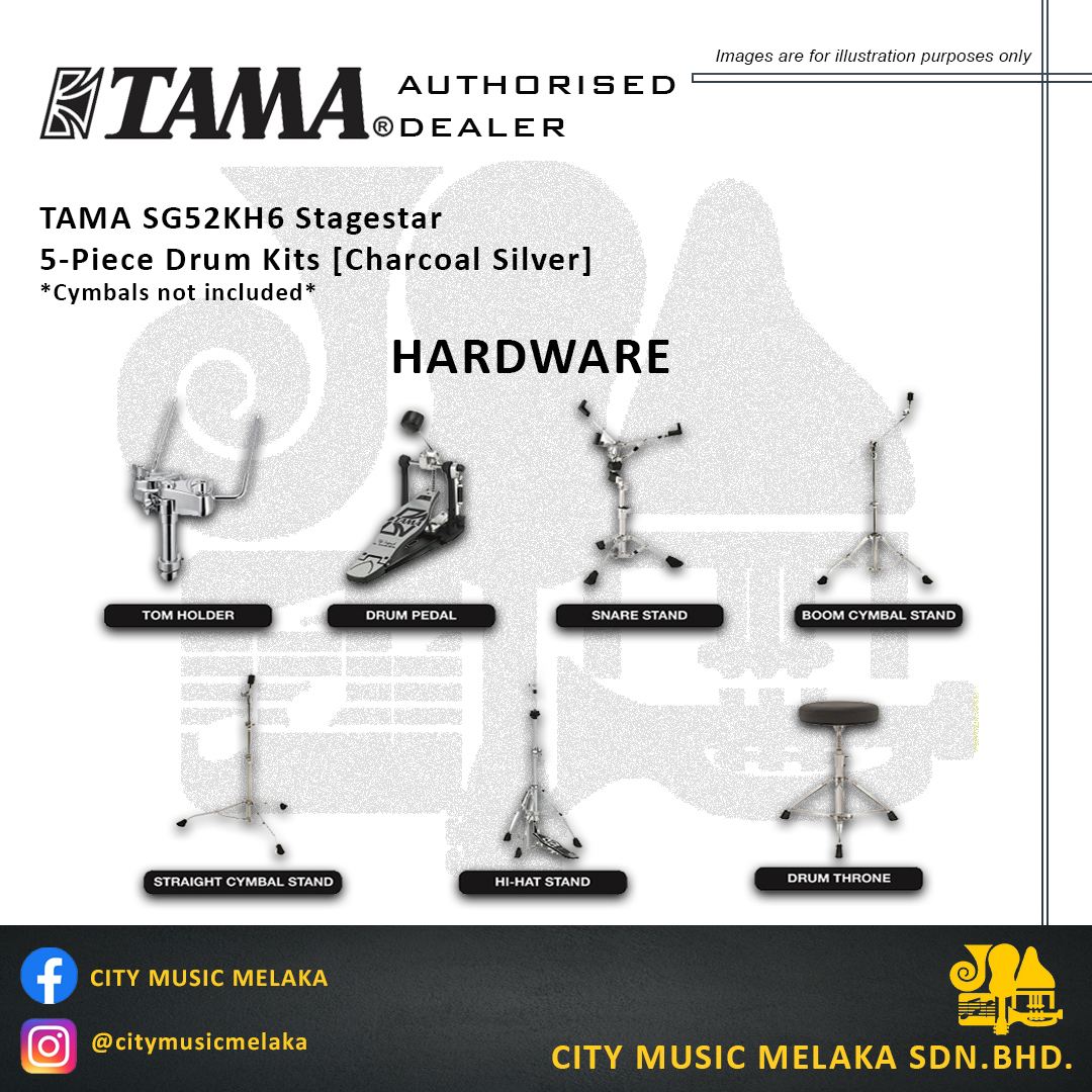 Tama SG52KH6 Charcoal Silver - 2.jpg