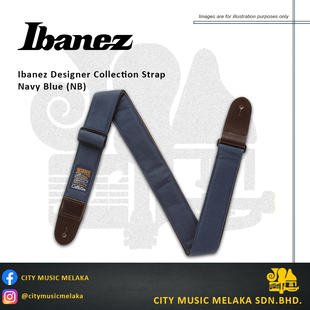 Ibanez Designer Strap - Navy Blue.jpg
