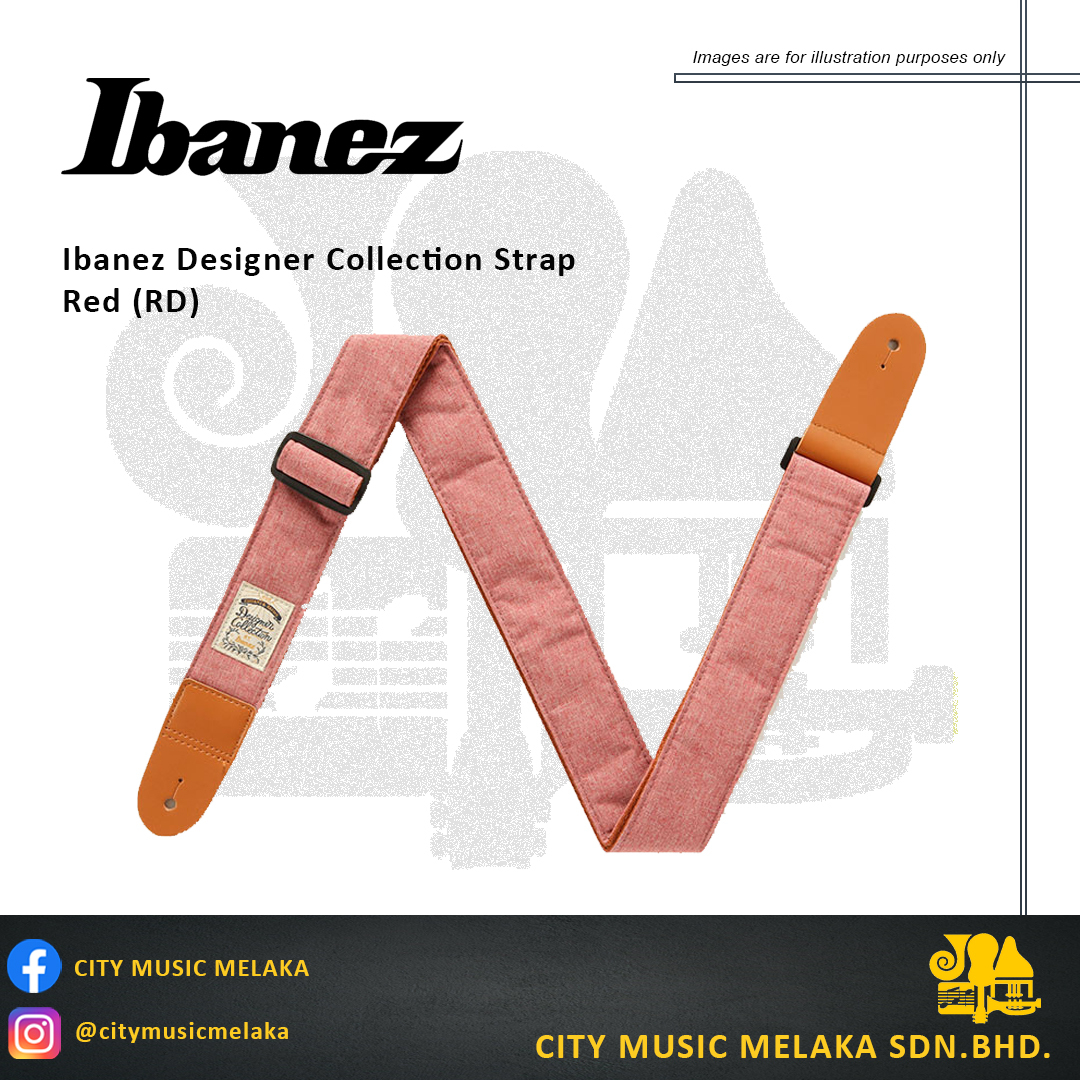 Ibanez Designer Strap - Red.jpg