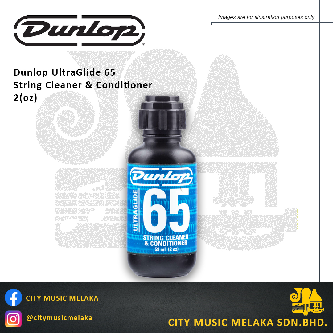 Dunlop UltraGlide 65 String Cleaner & Conditioner (2oz) – City Music Melaka