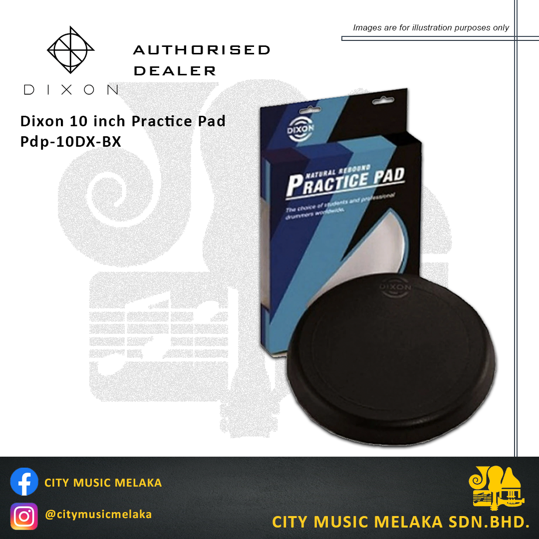 Dixon 10 inch Practice Pad Pdp-10DX-BX – City Music Melaka