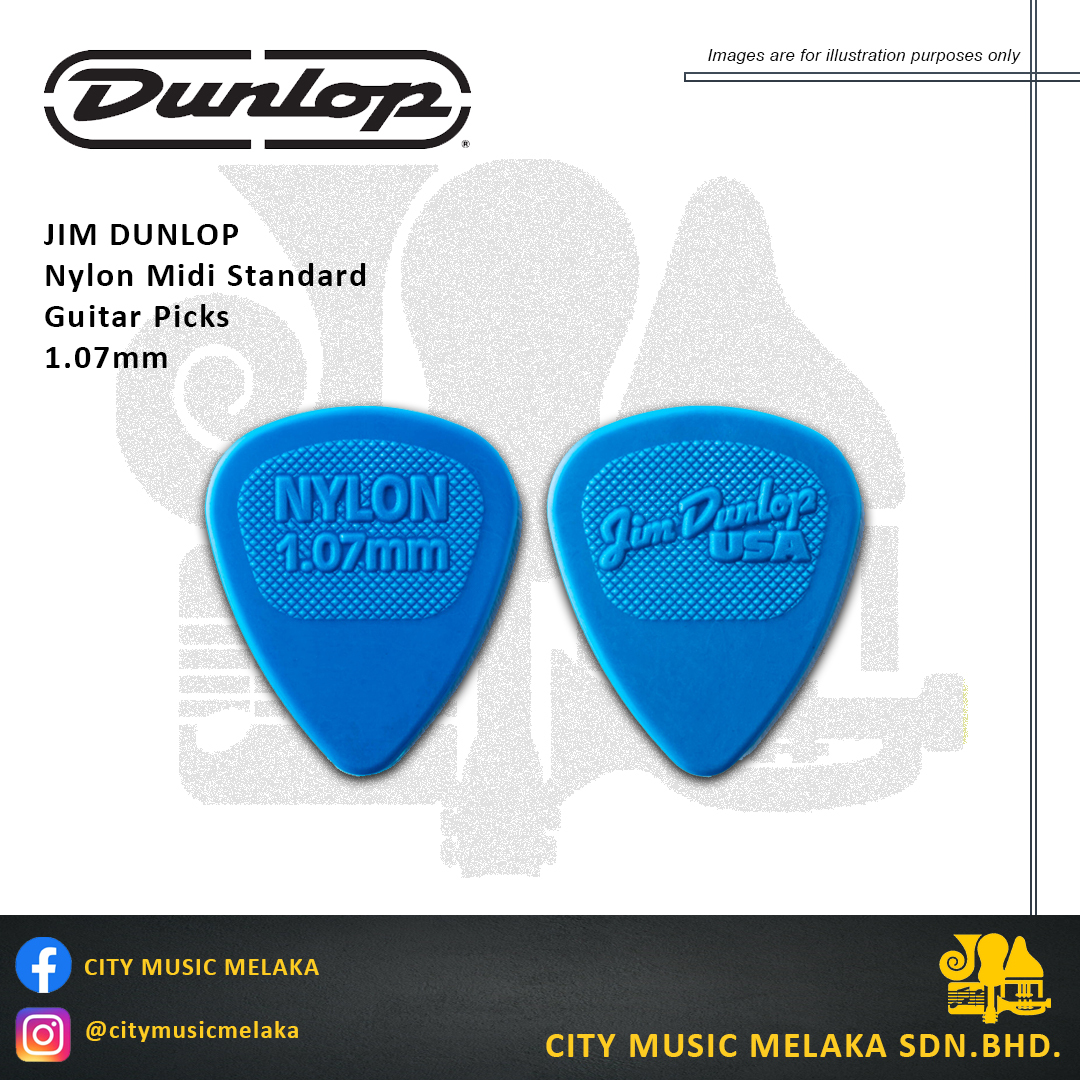 Dunlop Nylon Midi Standard Picks 1.07mm.jpg