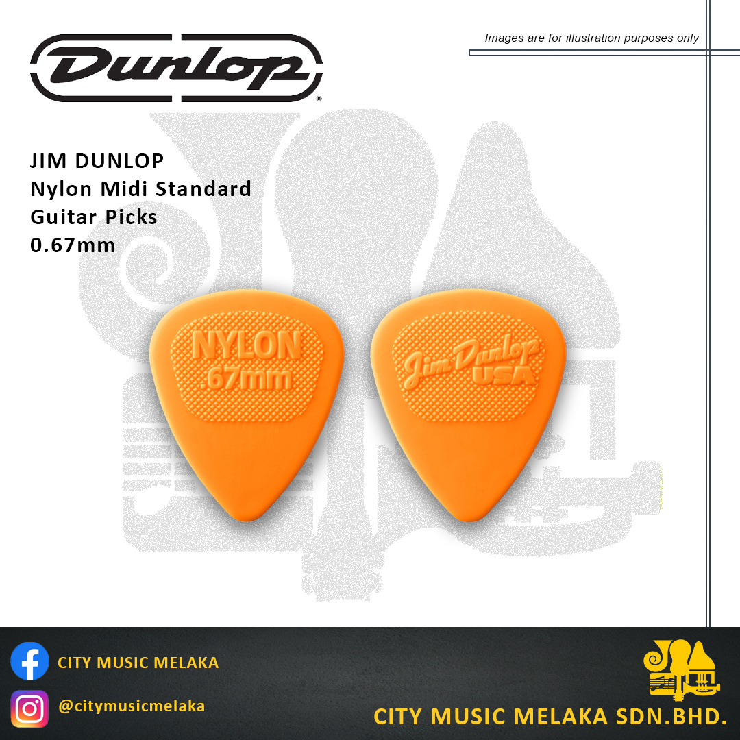 Dunlop Nylon Picks 0.67mm - Nylon Midi Standard.jpg