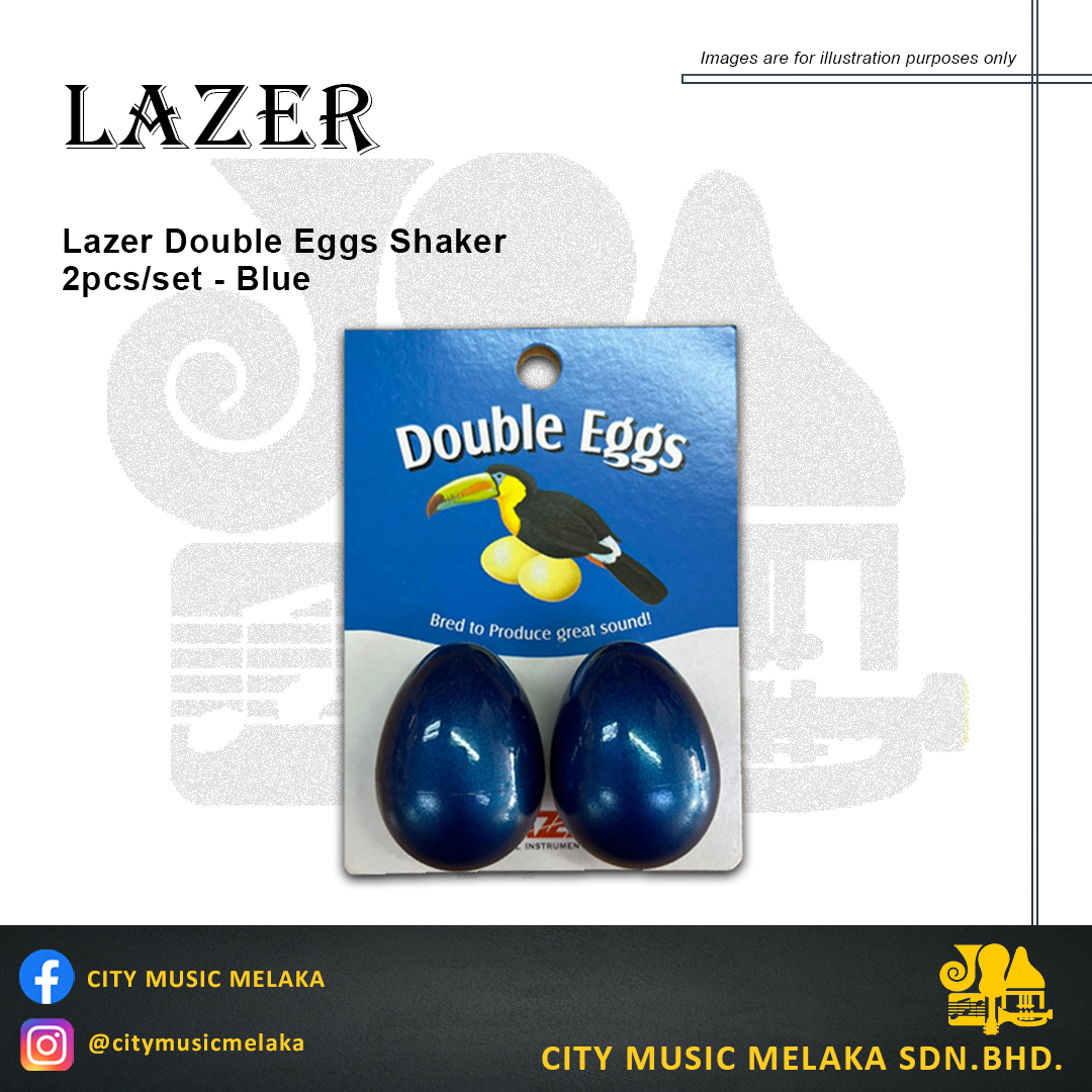 Lazer Double Eggs Shaker - Blue.jpg