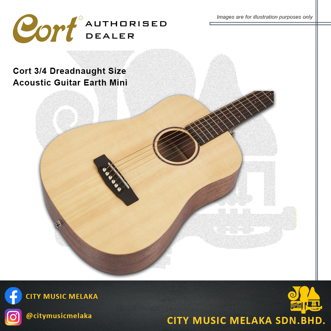 Cort Earth Mini  Earth Series Acoustic Guitar