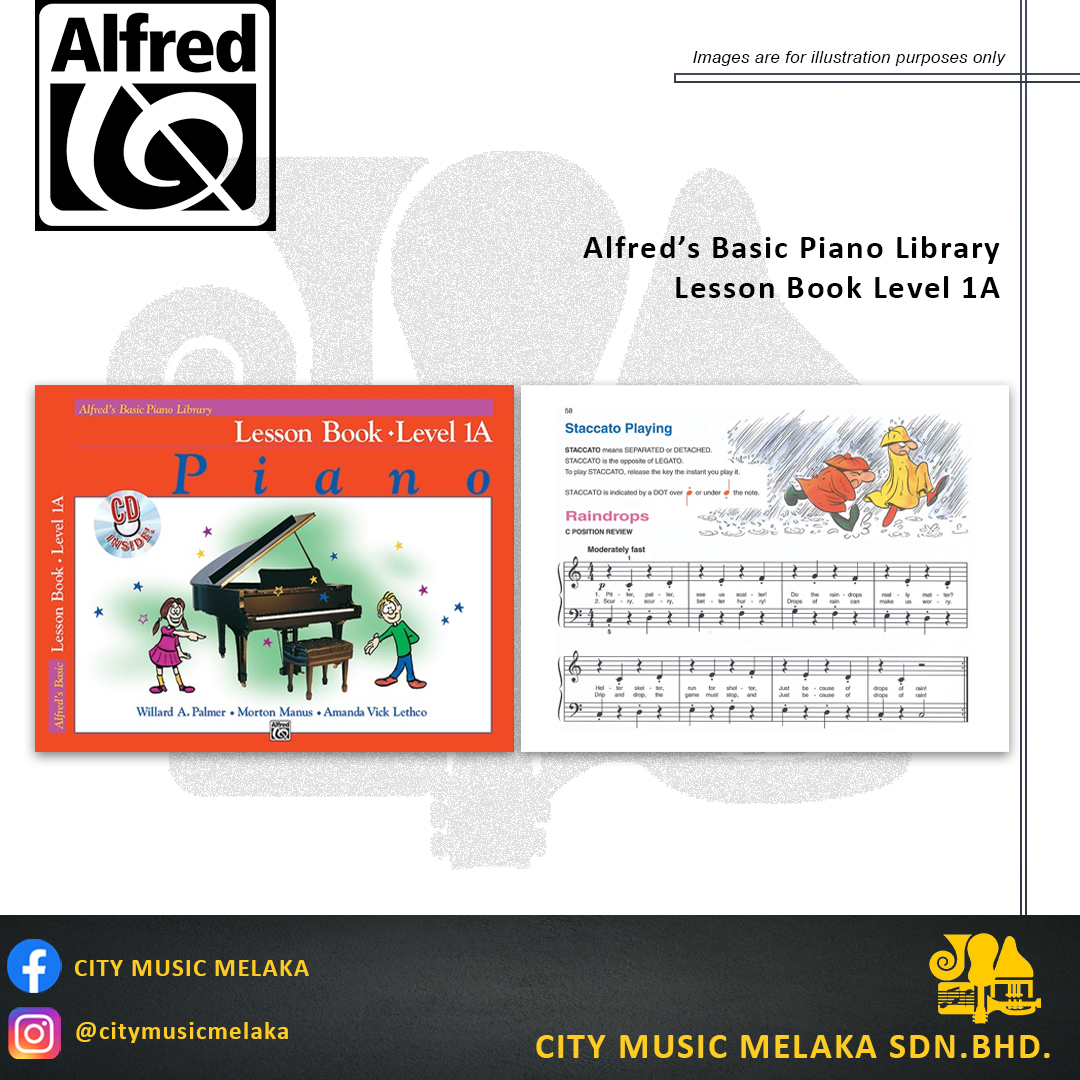 Alfred's Basic Piano Library Lesson Book Level 1A-5 – City Music Melaka