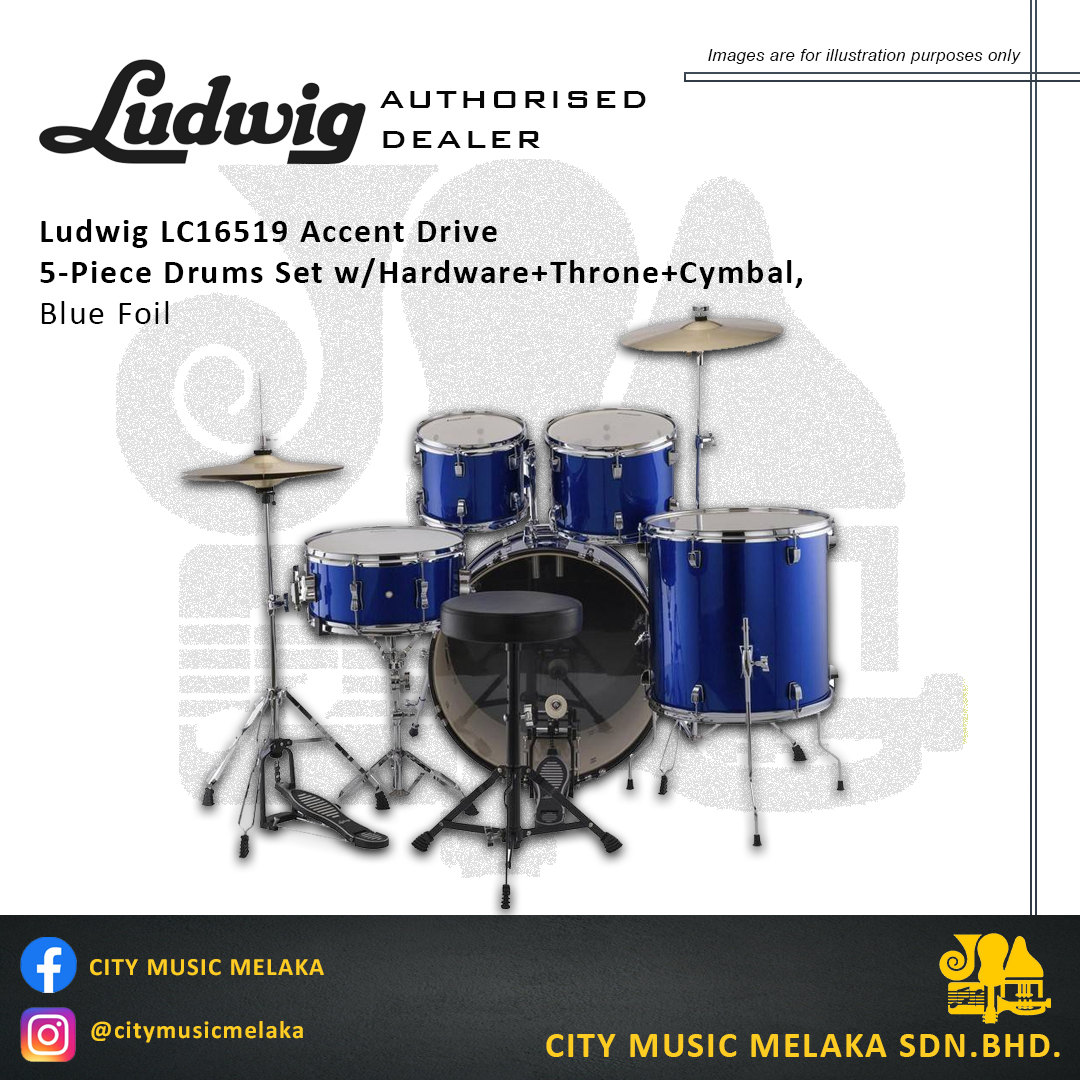 Ludwig LC16519 Accent Blue Foil - 2.jpg