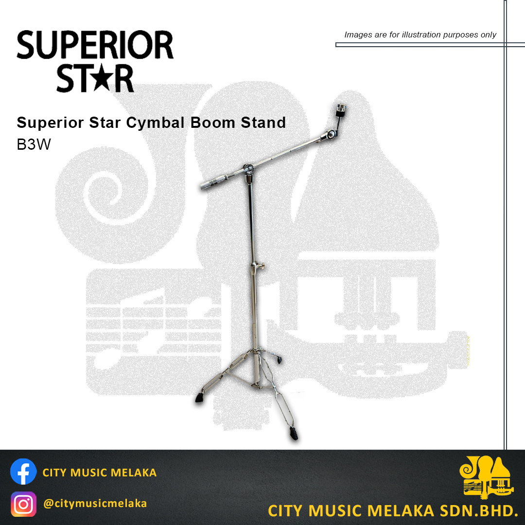 Superior Star Cymbal Boom Stand B3W.jpg