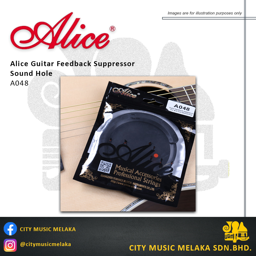 Alice Guitar Feedback Suppressor Sound Hole A048 for 41'' Acoustic Guitar –  City Music Melaka