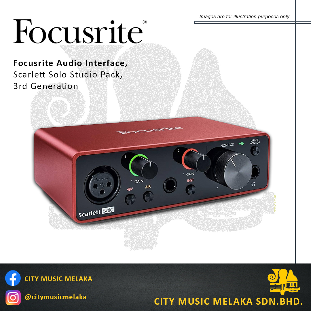 Focusrite Scarlett Solo Studio Pack - 2