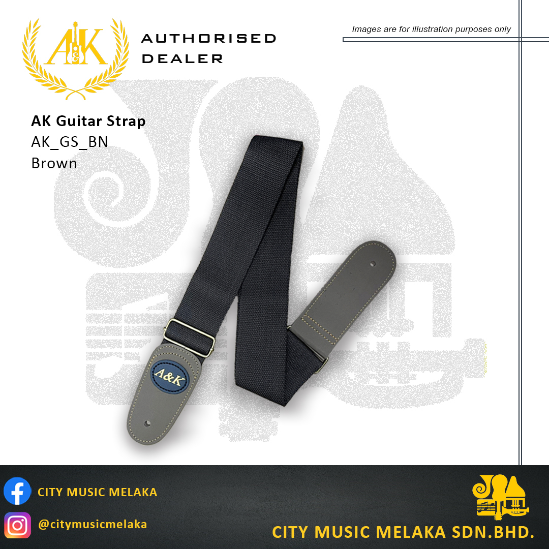 AK Guitar Straps_Brown