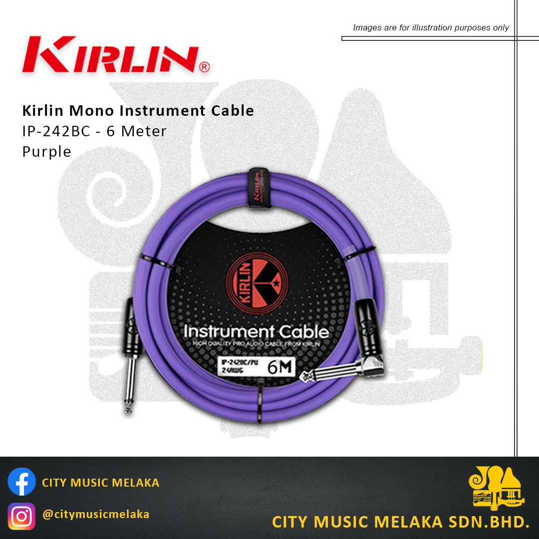 Kirlin Instrument Cable 6M_PU