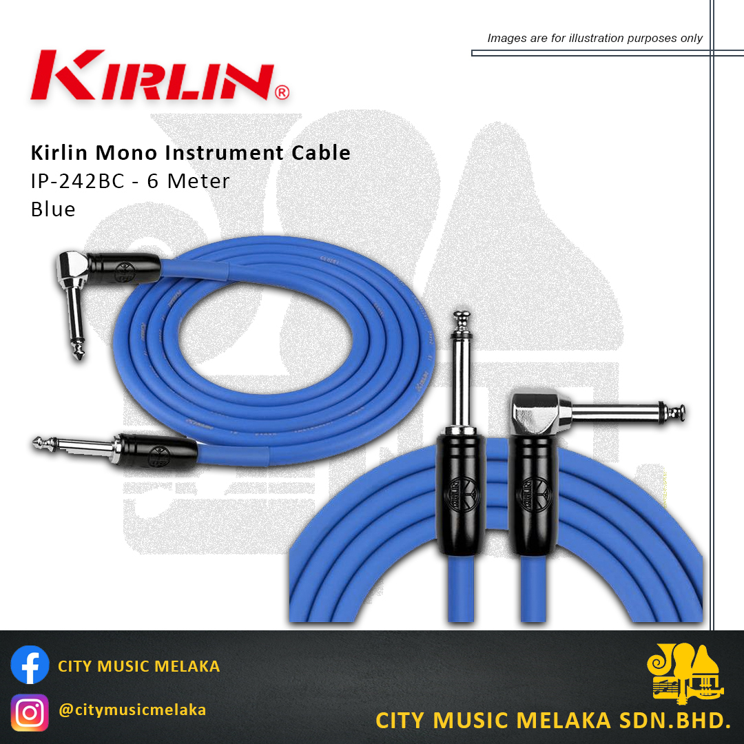 Kirlin Instrument Cable 6M_BL - 1