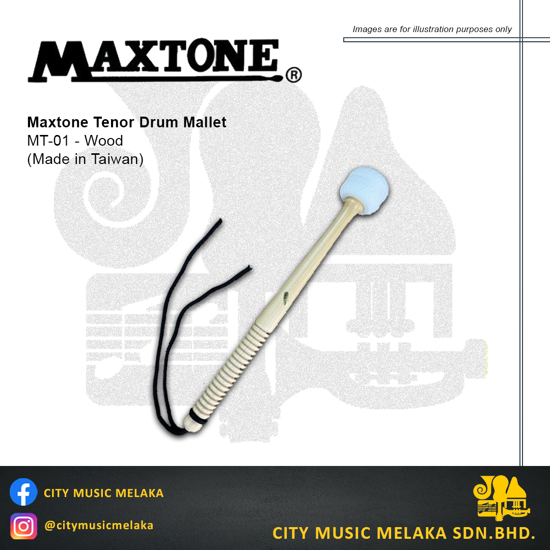 Maxtone Tenor Drum Mallets_Wood