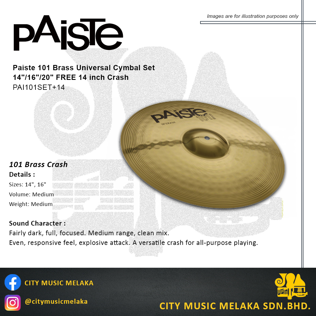 Paiste Brass uni set - 4