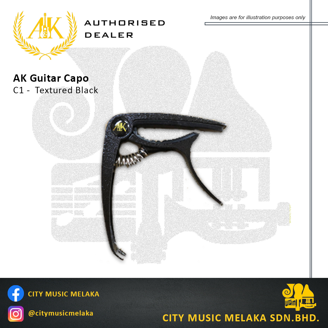 AK Guitar Capo - Textured Black