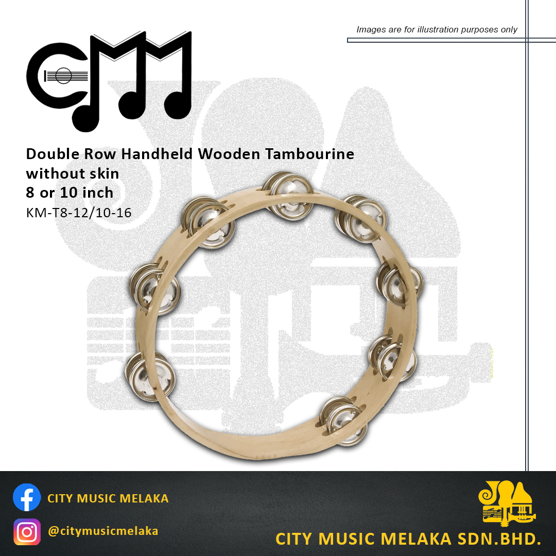 CMM School Percussion - Double x Skin Tambourine