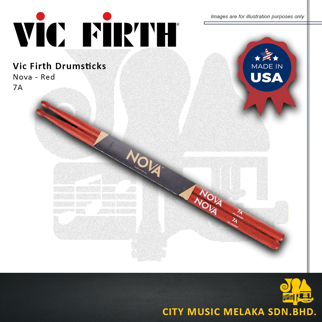 Vic Firth Nova Drumstick 7AR - Red