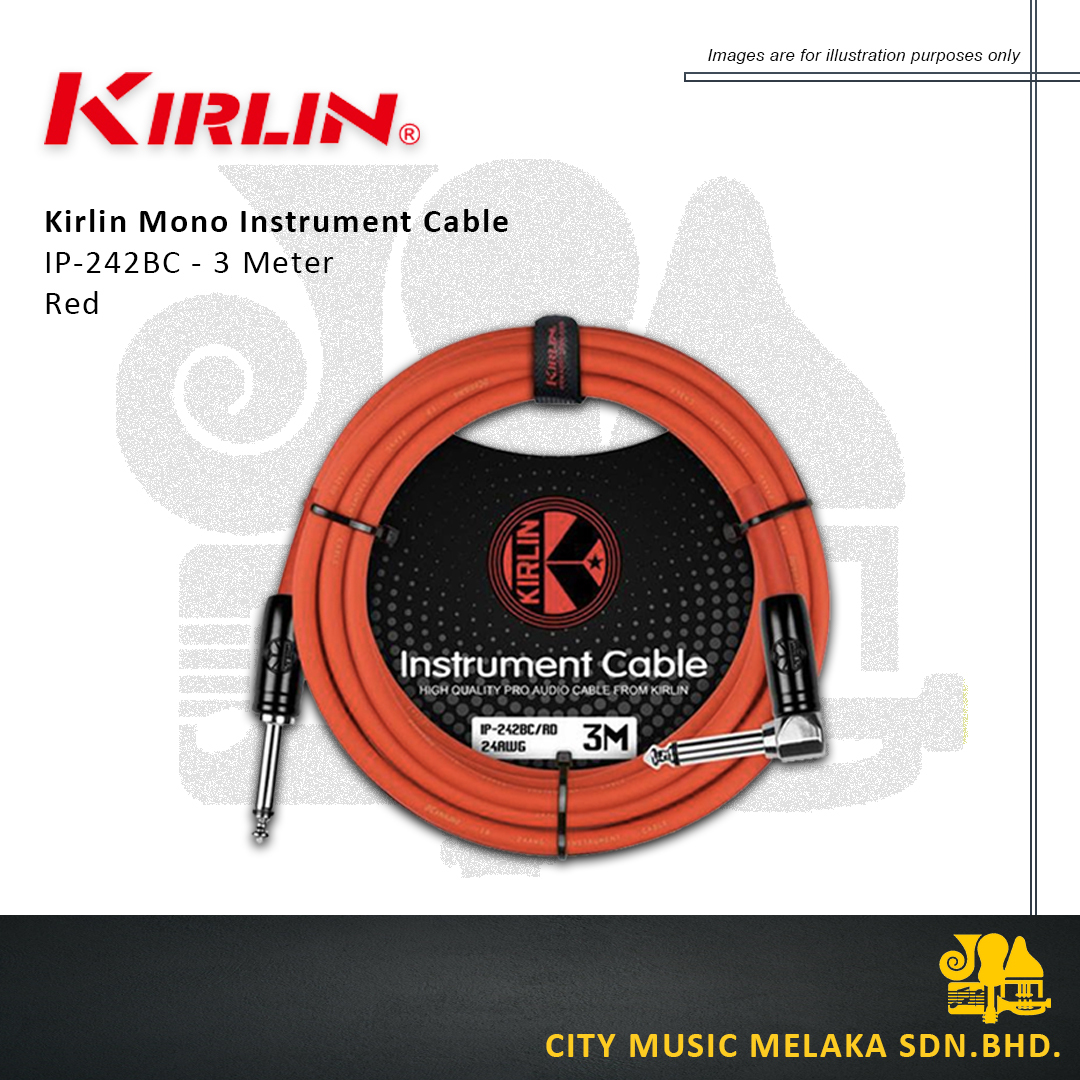 Kirlin Instrument Cable 3M_RD