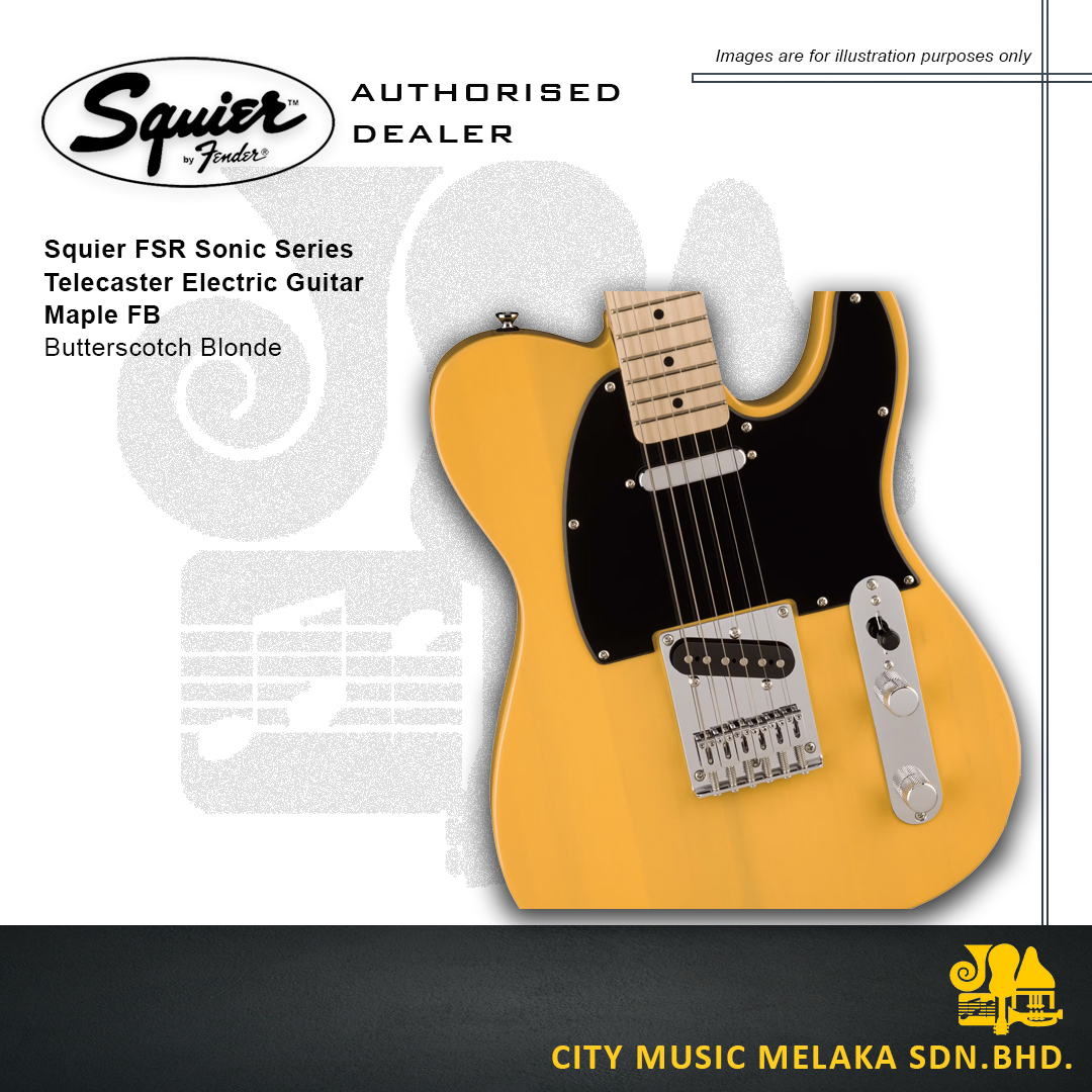 Squier Sonic Telecaster - Butterscotch Blonde - 2