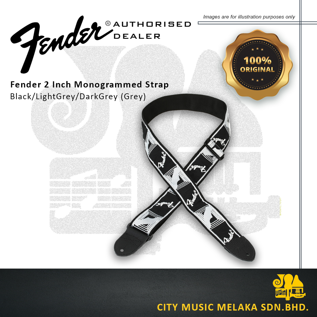 Fender Monogram Strap - Grey