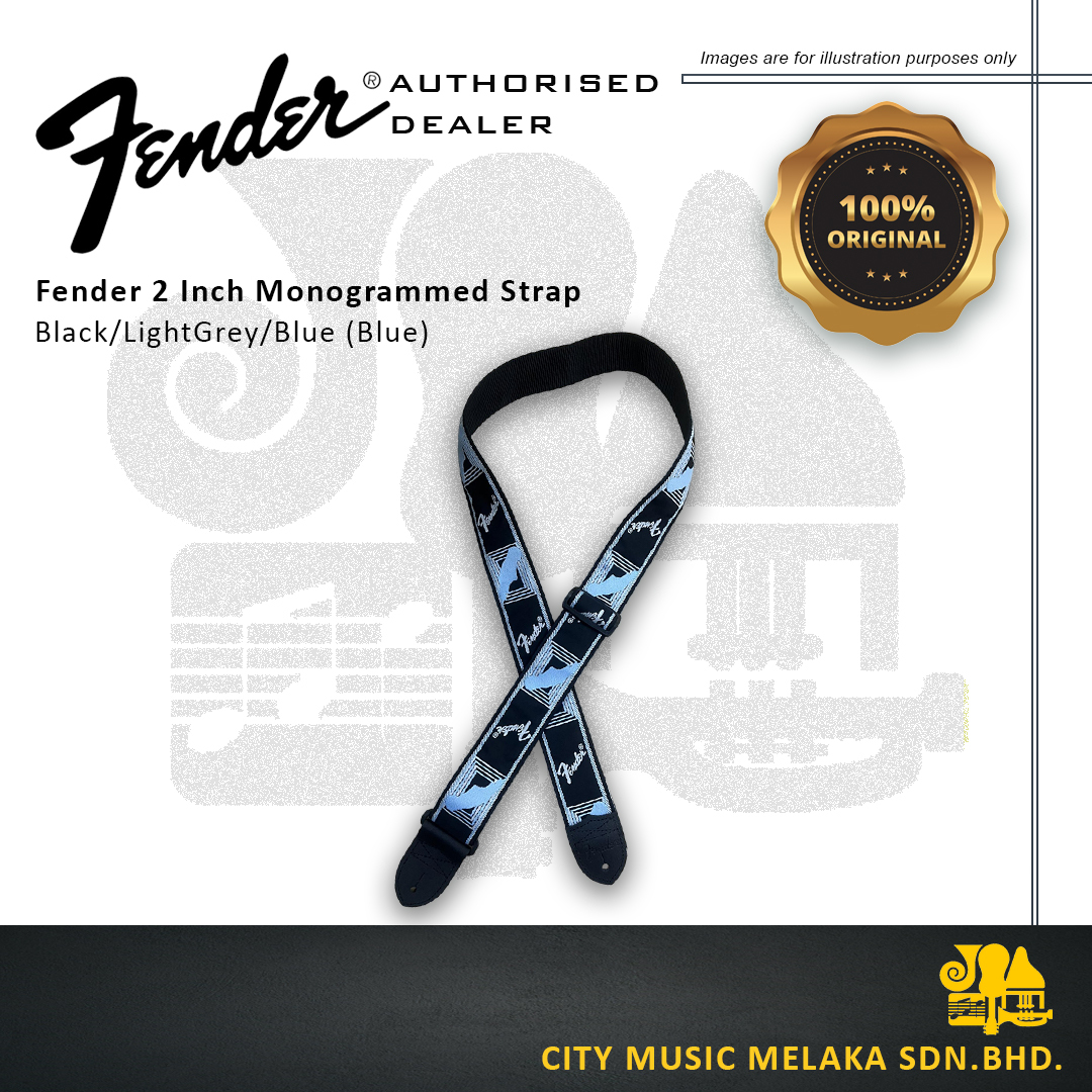 Fender Monogram Strap - Blue