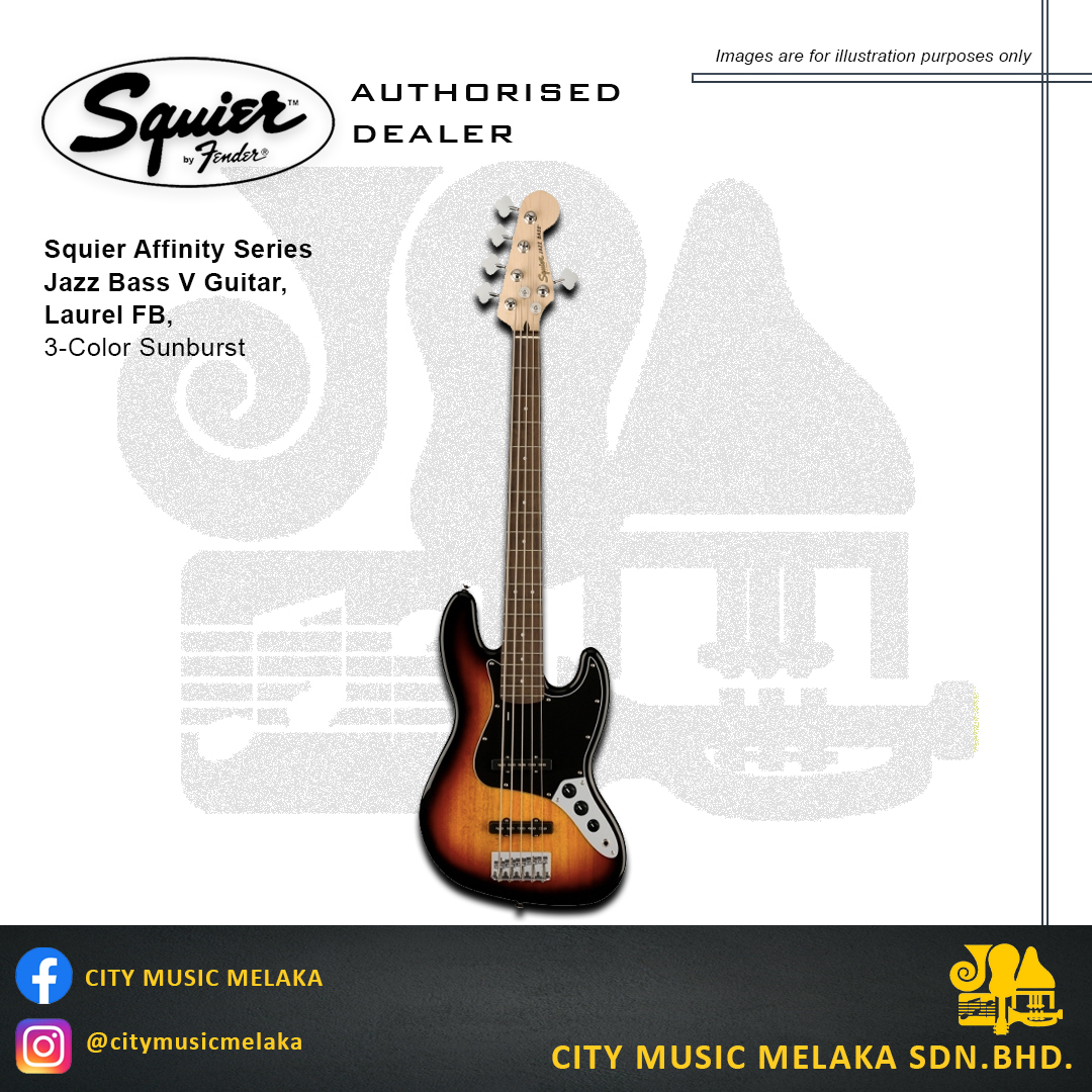 Affinity Jazz Bass V Guitar - Sunburst