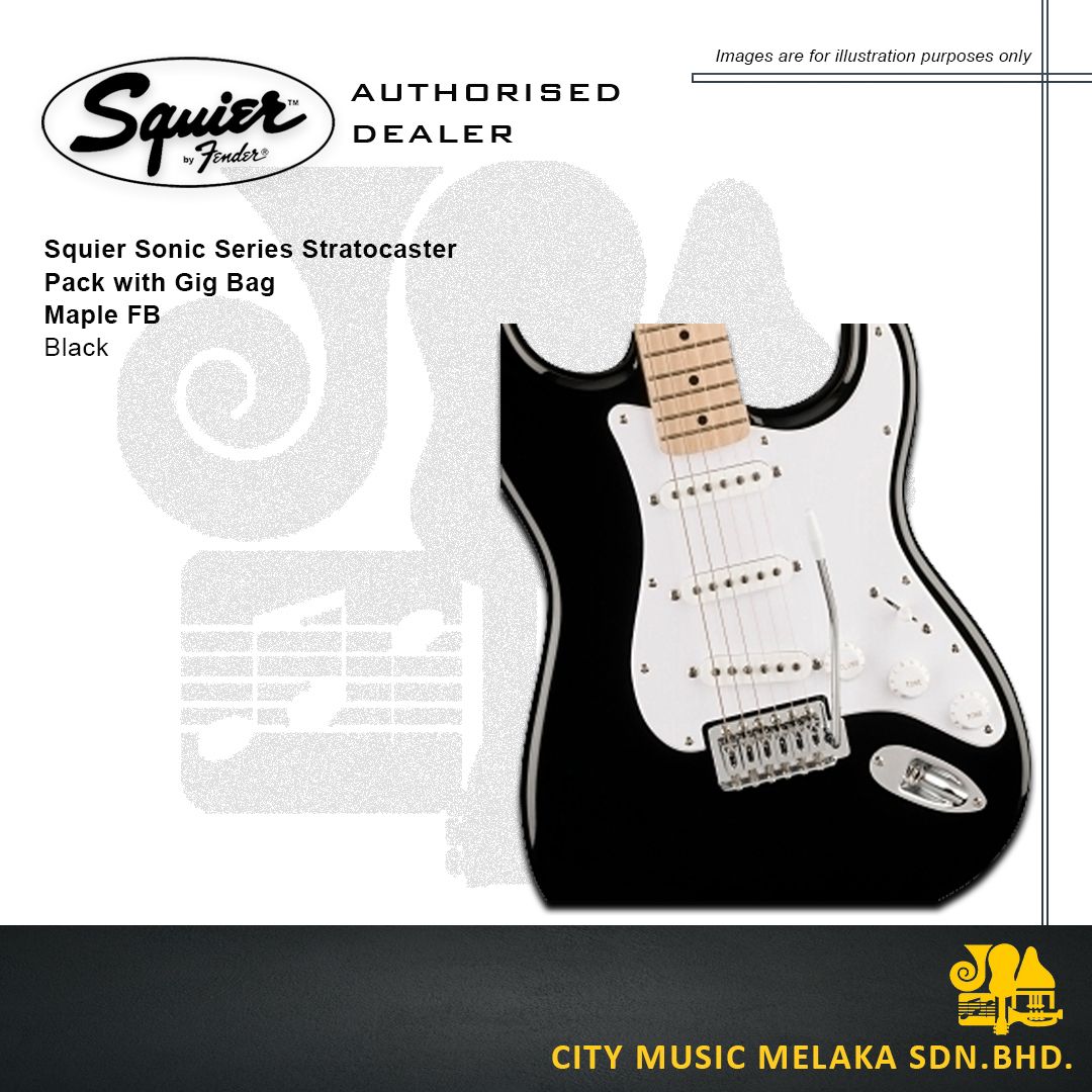 Squier Sonic Strat Package - 3