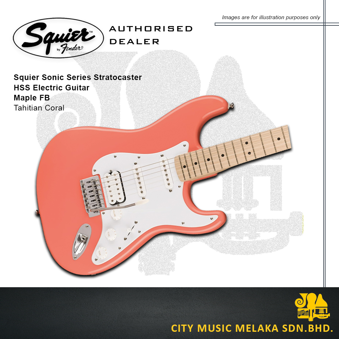 Squier Sonic - Tahitian Coral - 3