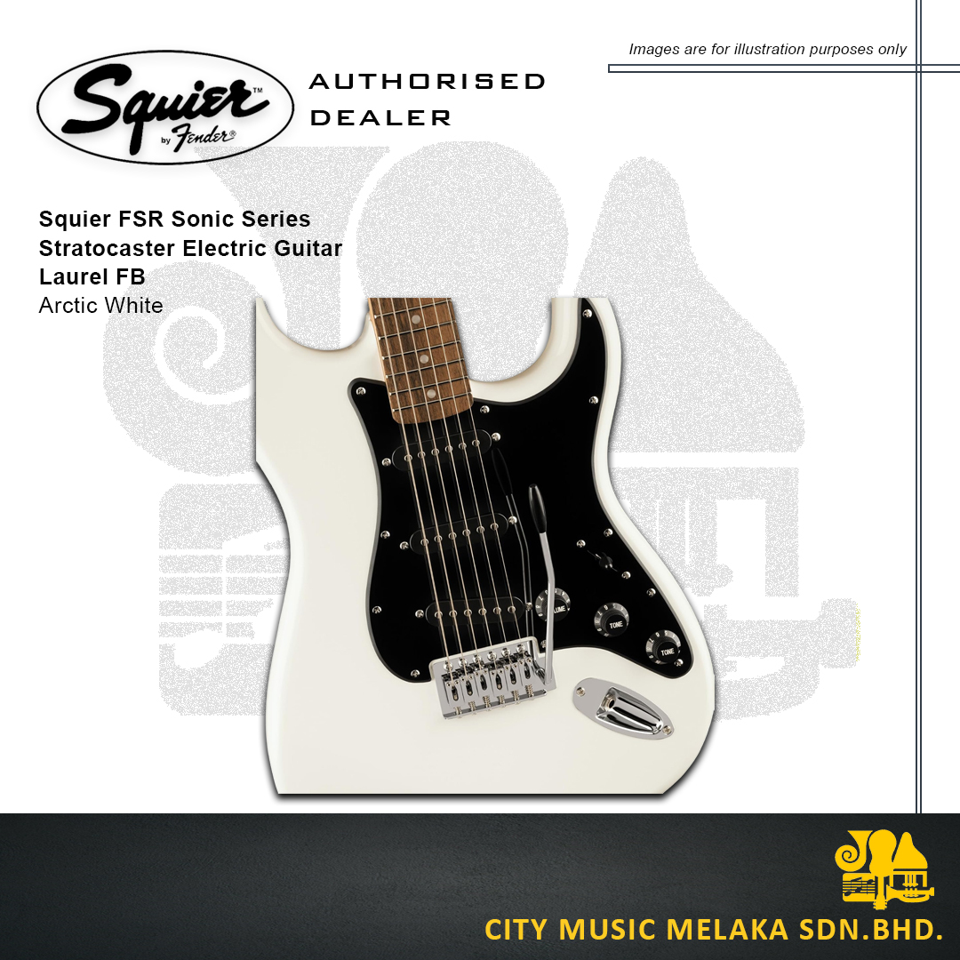 Squier Sonic - Arctic White - 3