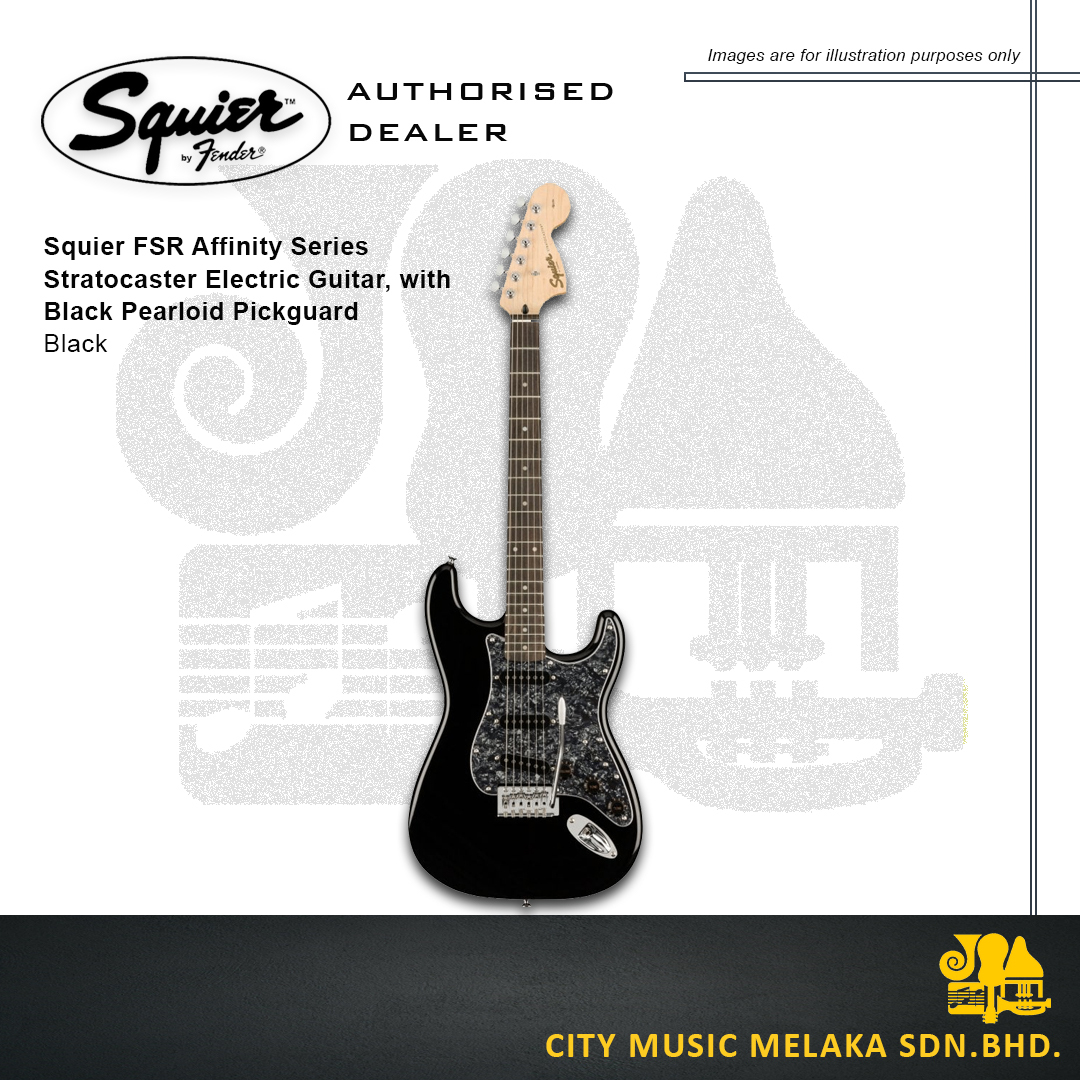 FSR Affinity Black with Black Pearloid Pickguard