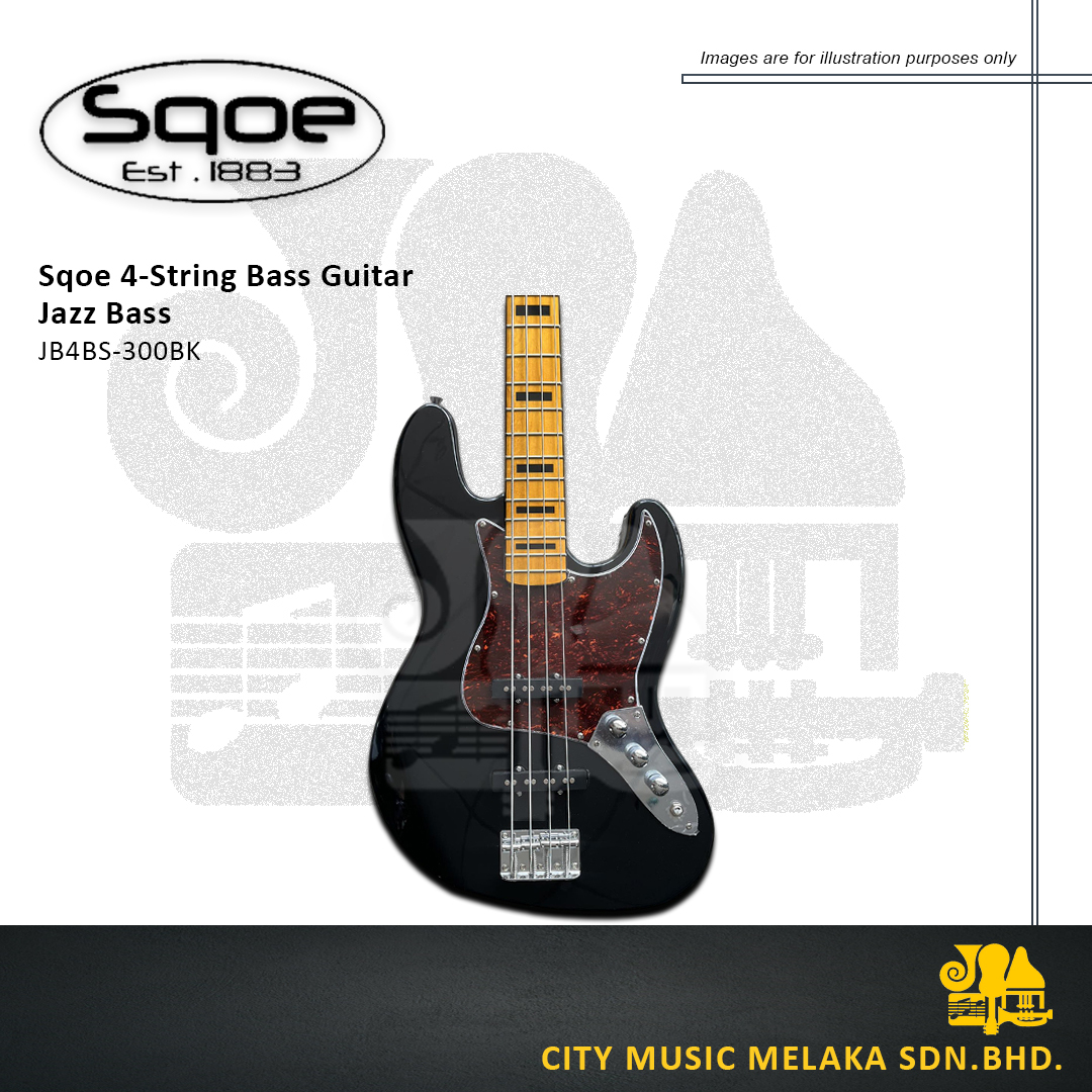 Sqoe Jazz Bass JB4BS-300BK - 1