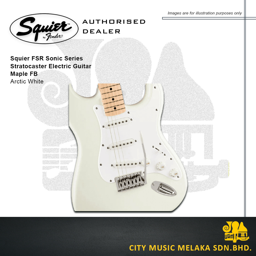 Squier FSR Sonic Arctic White - 3