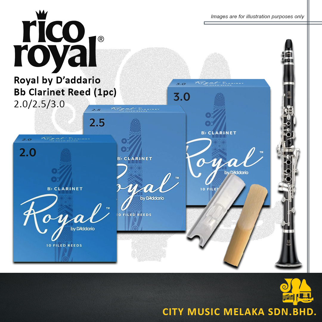 Royal Rico Bb Clarinet Reed 2.0:2.5:3.0