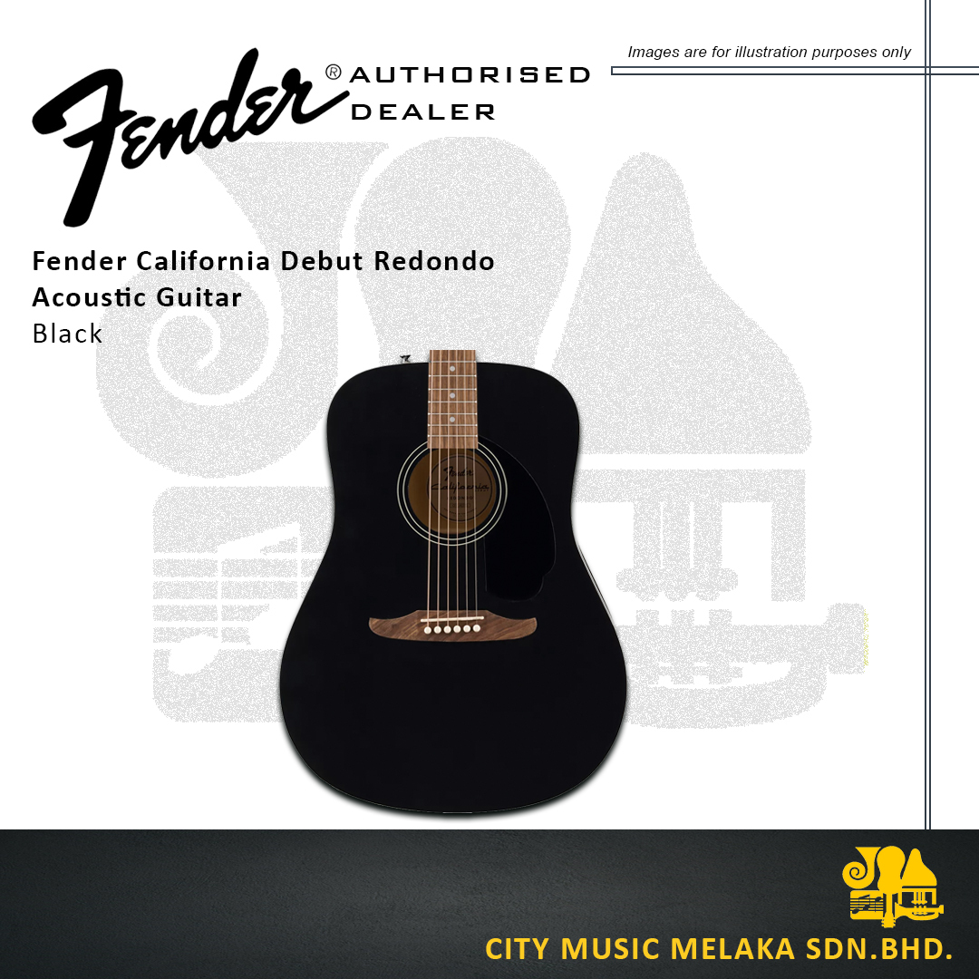 Fender California Debut Acou Gtr - BK - 3