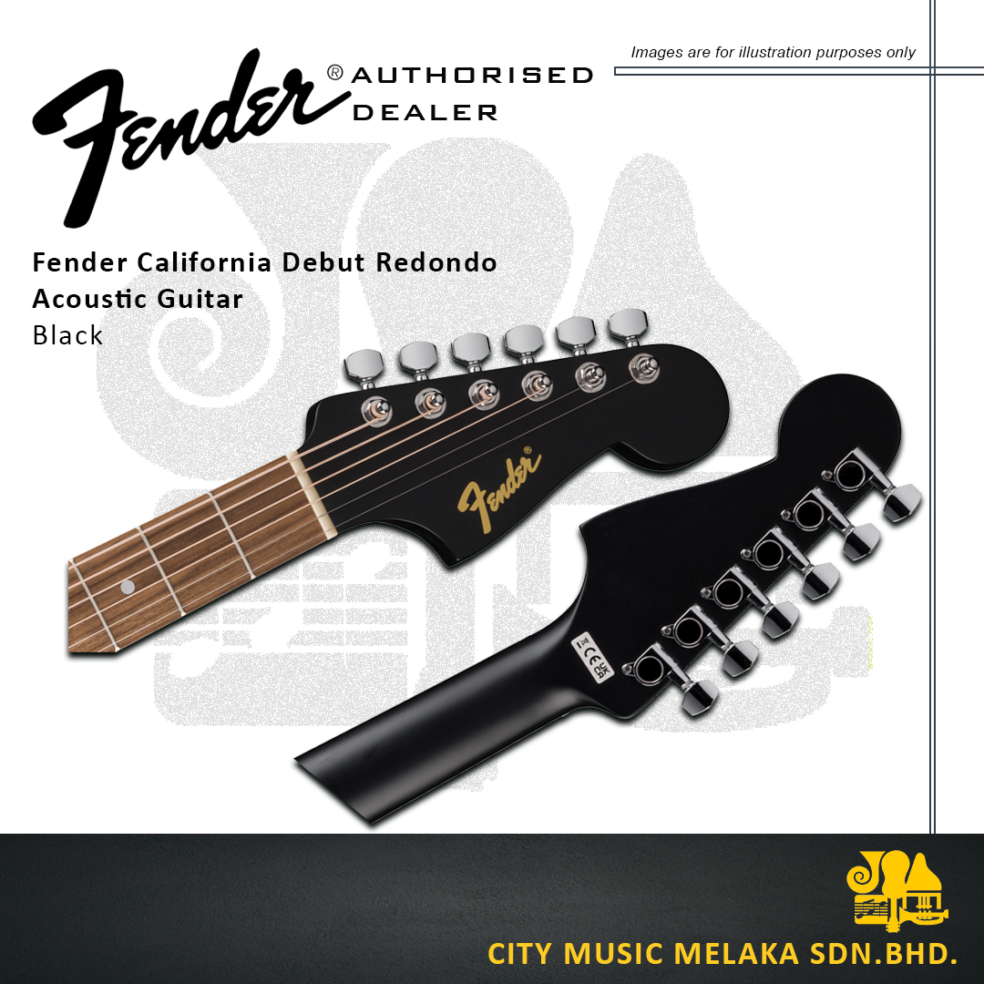 Fender California Debut Acou Gtr - BK - 2