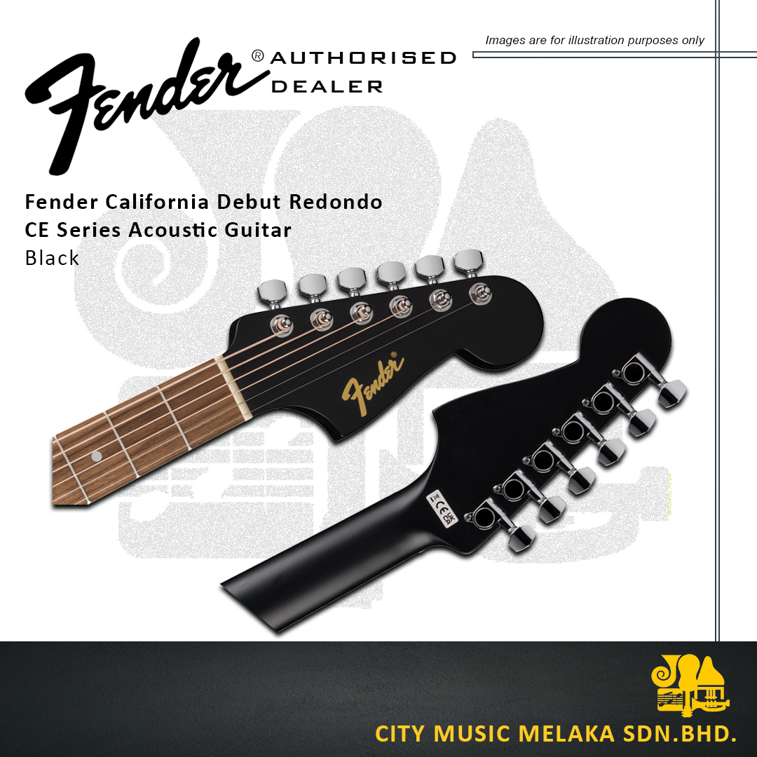 Fender California Debut Acou Gtr CE Series - BK - 4