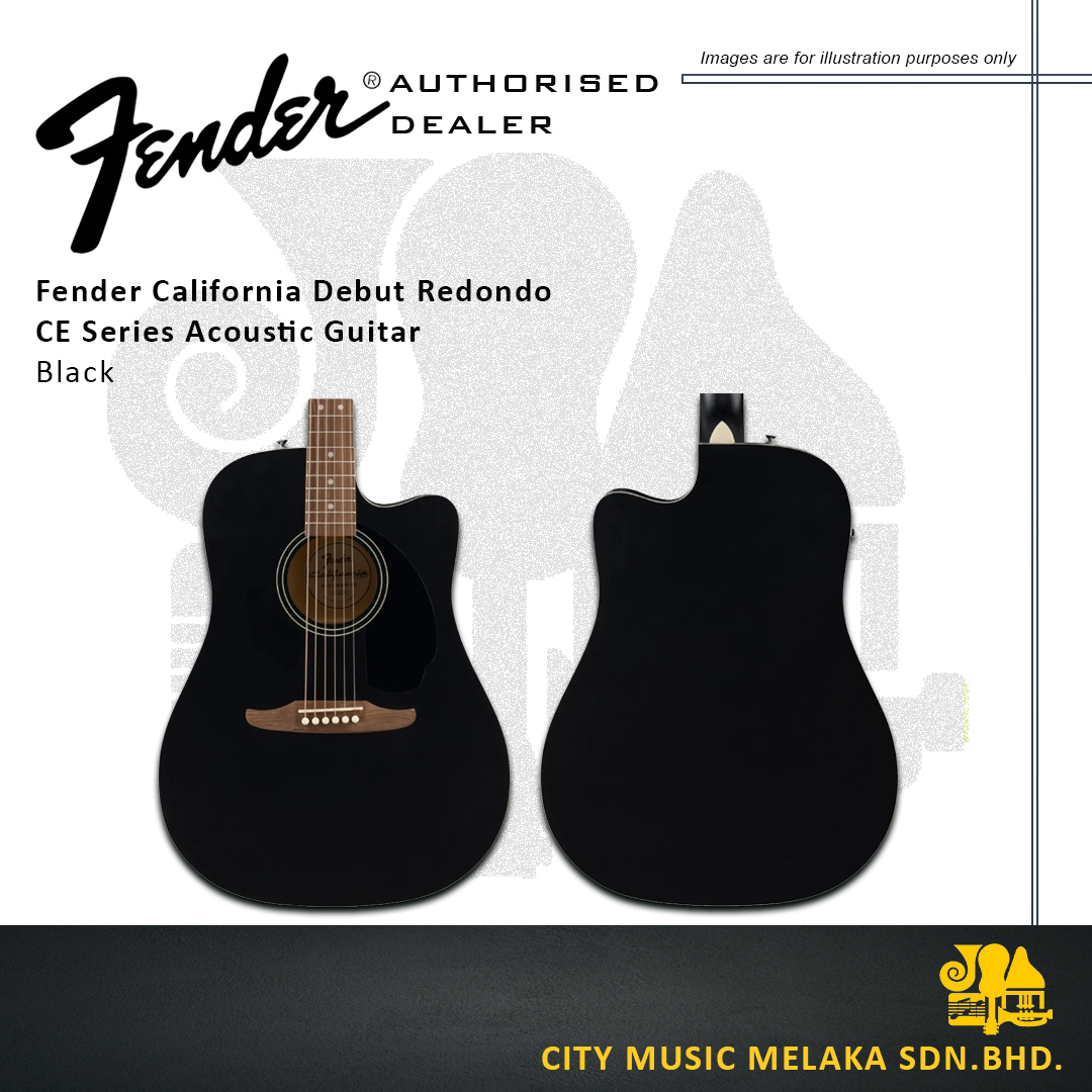 Fender California Debut Acou Gtr CE Series - BK - 5
