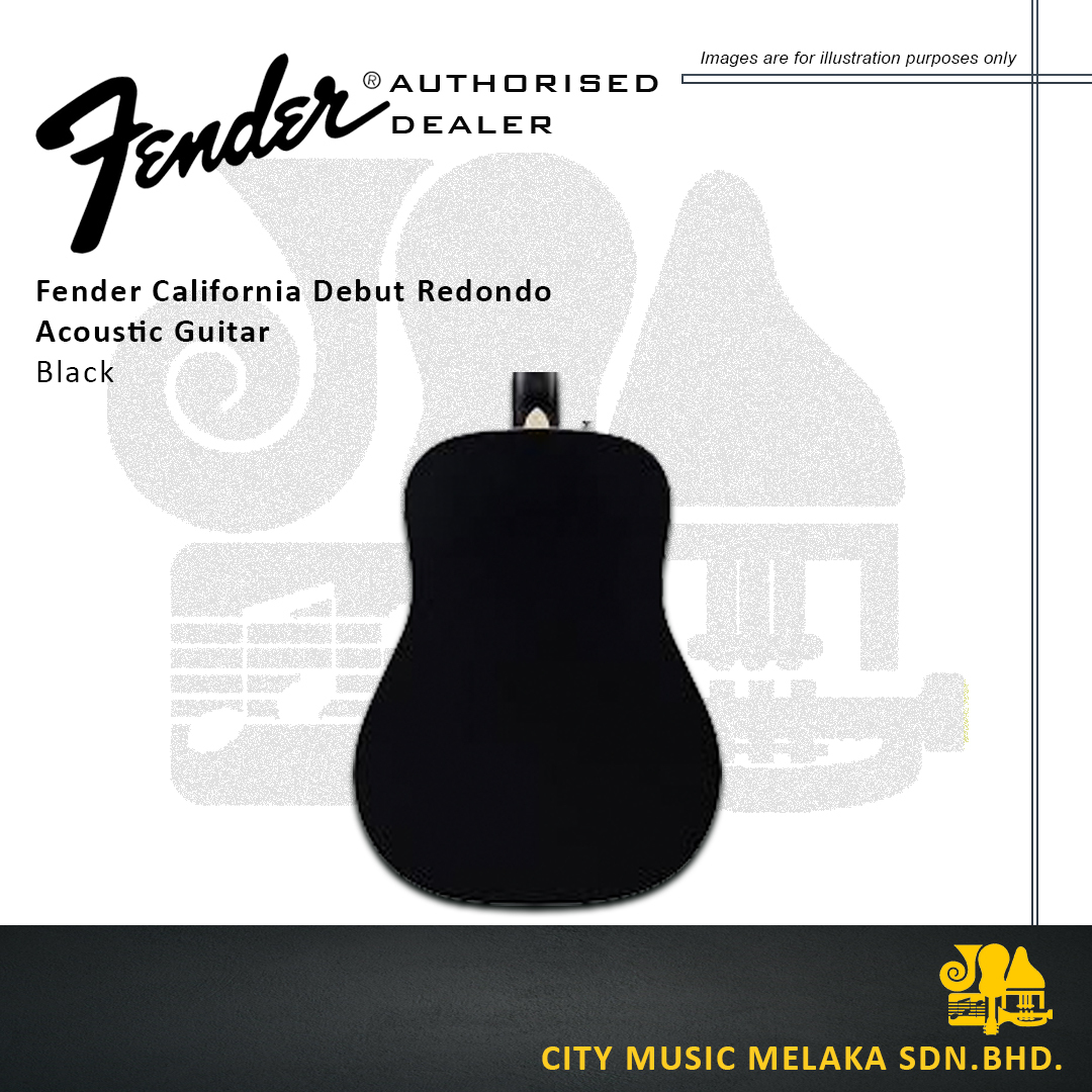 Fender California Debut Acou Gtr - BK - 4
