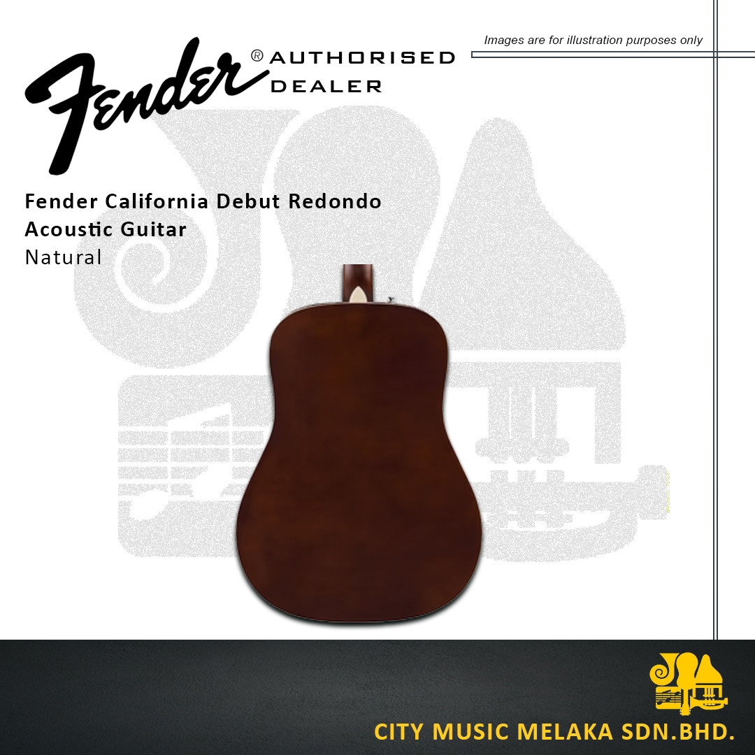 Fender California Debut Acou Gtr - NT - 4