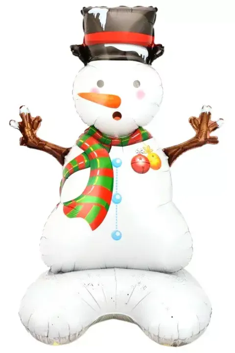 聖誕站立鋁箔氣球-雪人