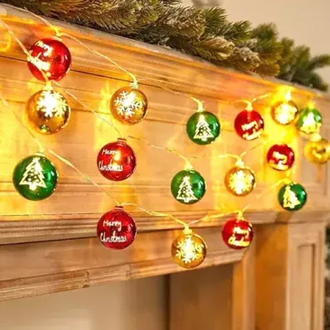 聖誕圓球裝飾燈串(20燈)