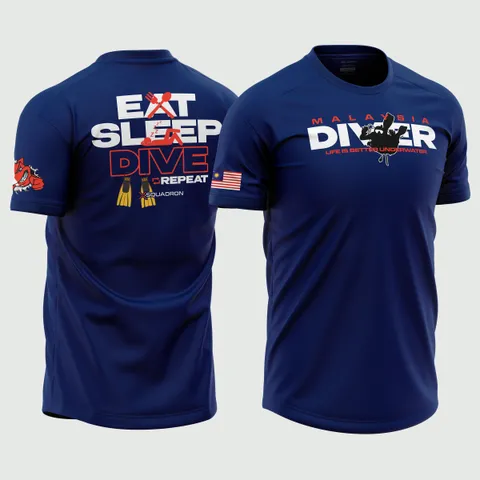 W-CB EAT SLEEP DIVE REPEAT EDITION