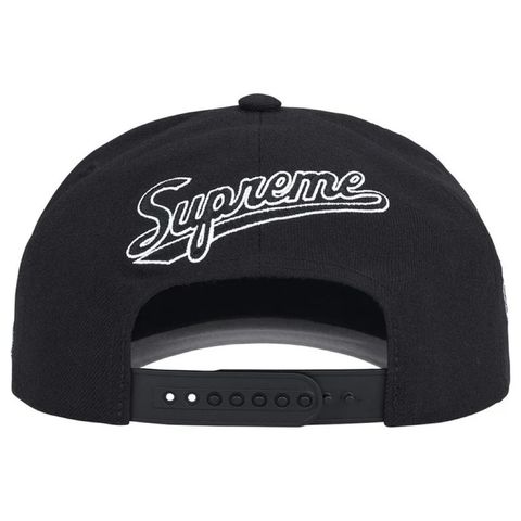 SUPREME WORLD FAMOUS S LOGO 6-PANEL - BLACK – THE FOURHEADS