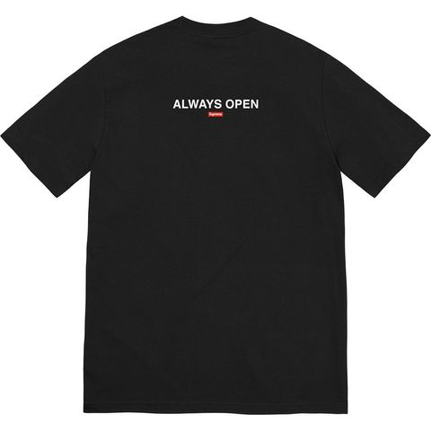 SUPREME GAS TEE - BLACK – THE FOURHEADS