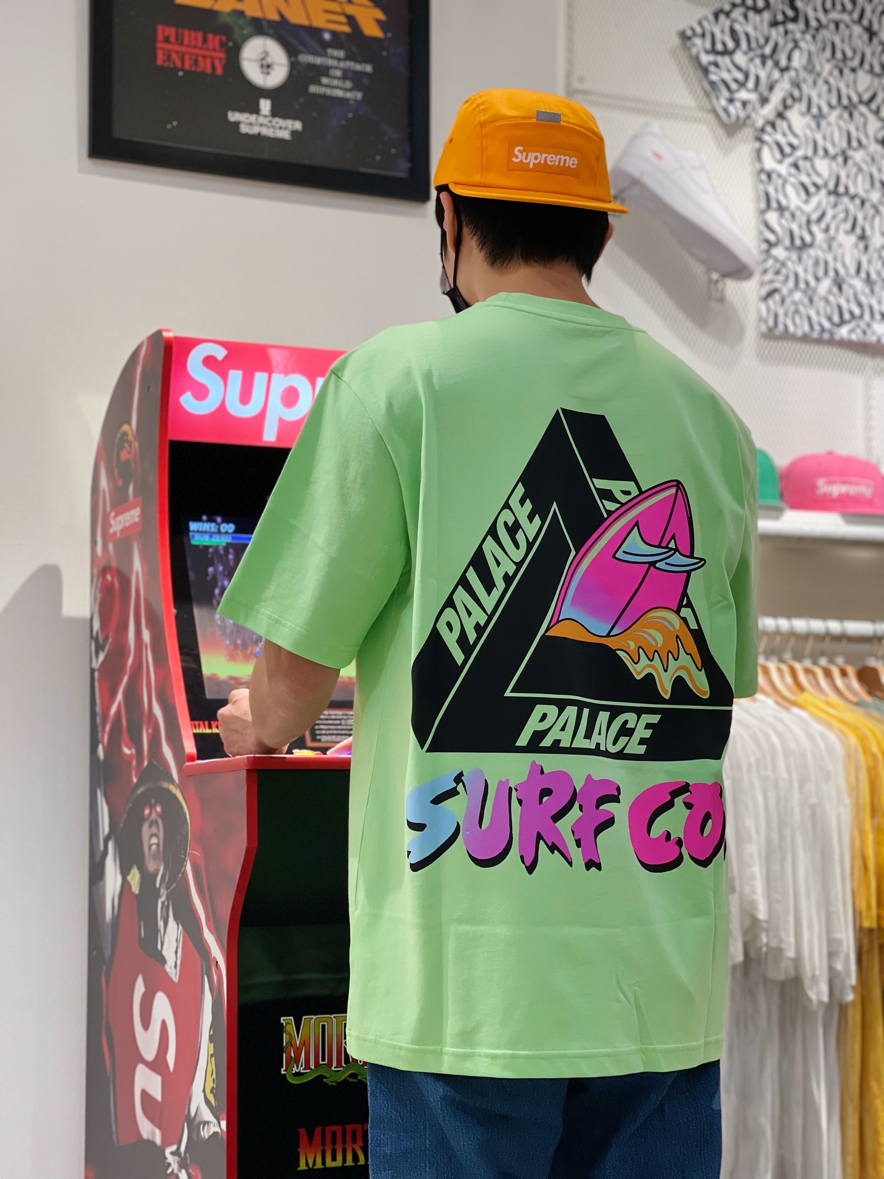 Palace Tri-Surf Co T-shirt Caramel