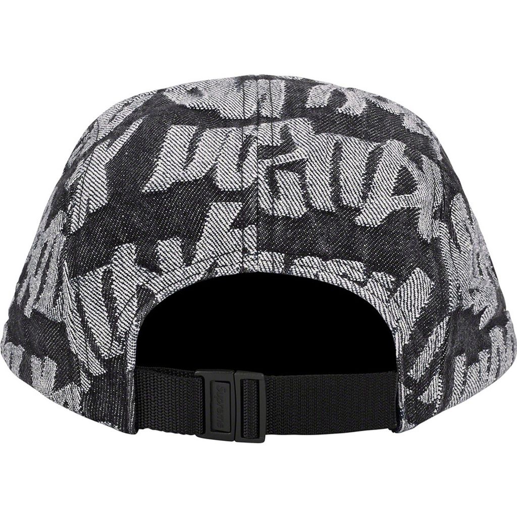 Supreme Fat Tip Jacquard Denim Camp Cap