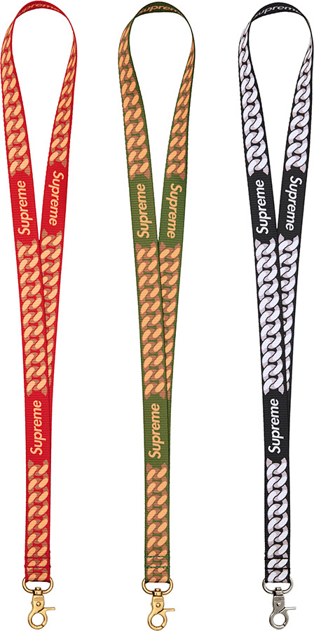 SUPREME CUBAN LINKS LANYARD - BLACK