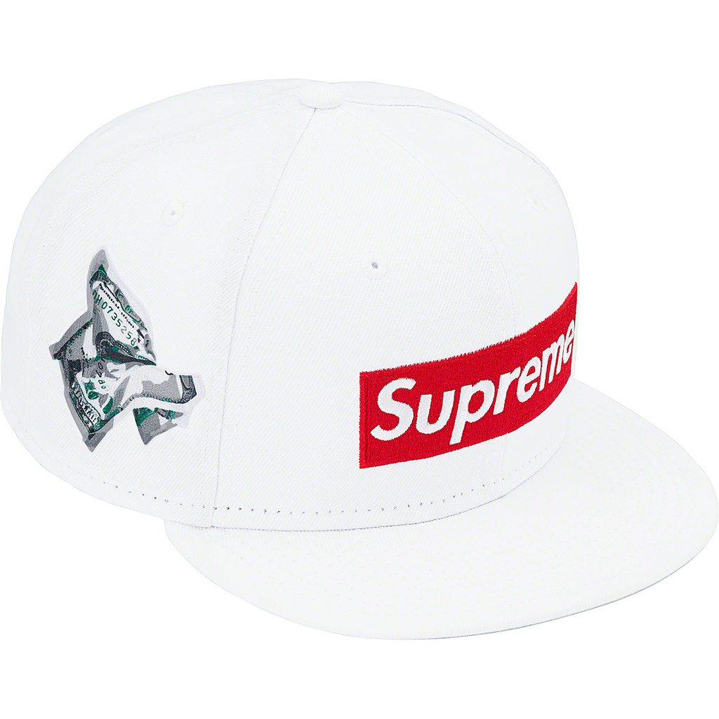 人気商品の たらちゃんsupreme money box log newera キャップ - www ...